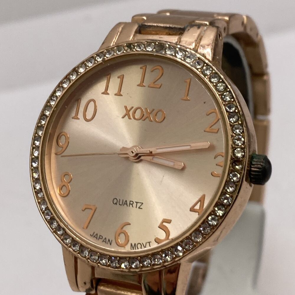 Xoxo Womens Rose Gold Watch New Battery